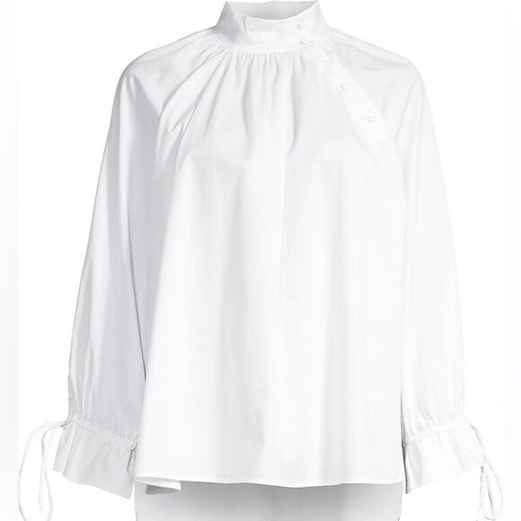 NWT Harshmans white Bianca blouse woman's size small - Picture 2 of 16